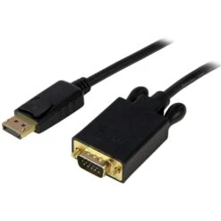 Startech Black DisplayPort To VGA Adapter 4.5M Cable