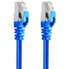 Cruxtec Cat7 5m 10GbE SF/FTP Triple Shielding Network Cable Blue
