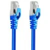 Cruxtec Cat7 10m 10GbE SF/FTP Triple Shielding Network Cable Blue