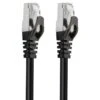Cruxtec Cat7 30m 10GbE SF/FTP Triple Shielding Network Cable Black