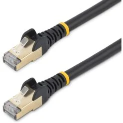 Startech 1.5 M CAT6a Cable - Black - Snagless RJ45 Connectors
