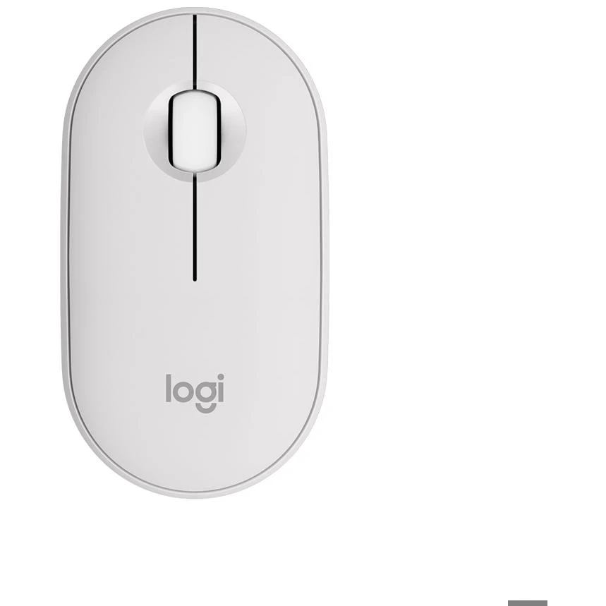 Logitech Pebble Mouse 2 M350s - Tonal White - Image 2