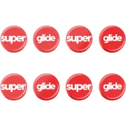 Pulsar Superglide 2 Dot Skates For Universal 6mm X 8 - Red