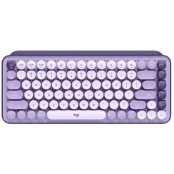 Logitech POP Keys Wireless Mechanical Emoji Keyboard - Cosmos Lavender