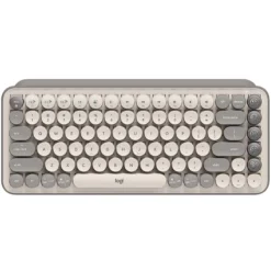 Logitech POP Keys Wireless Mechanical Keyboard - Mist Sand