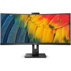 Philips 34B1U5600CH 34" Curved WQHD Ultrawide 120Hz VA Webcam Monitor