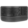 Logitech Wave Keys Wireless Ergonomic Keyboard - Graphite