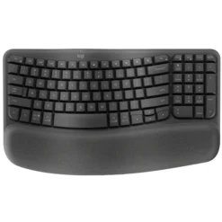 Logitech Wave Keys Wireless Ergonomic Keyboard - Graphite