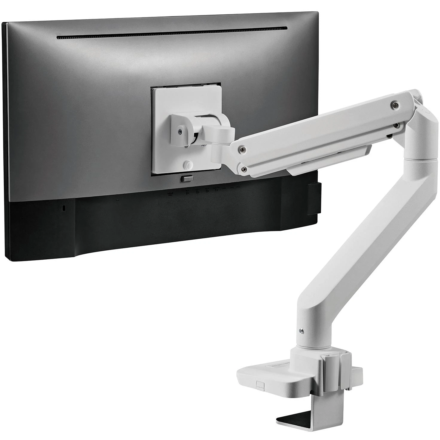SilverStone ARM14 Single Monitor Arm - White - Image 5