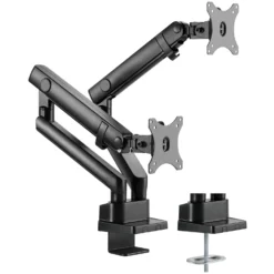 SilverStone ARM25 Dual Monitor Arm - Black