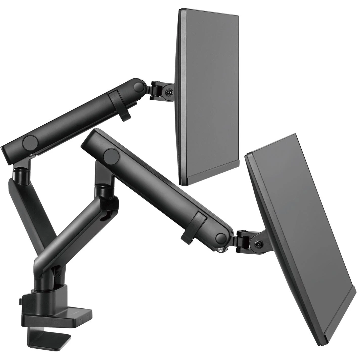 SilverStone ARM25 Dual Monitor Arm - Black - Image 4