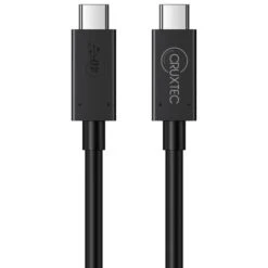 Cruxtec USB4 USB-C Full-Feature Coaxial Cable ( 240W, 40Gpbs, 8K@60Hz ) - 1m