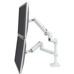 Ergotron LX Dual Stacking Monitor Arm - White