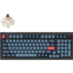 Keychron V5M-D3 Max QMK/VIA Wireless Custom Mechanical Keyboard Carbon Black (Brown Switch)