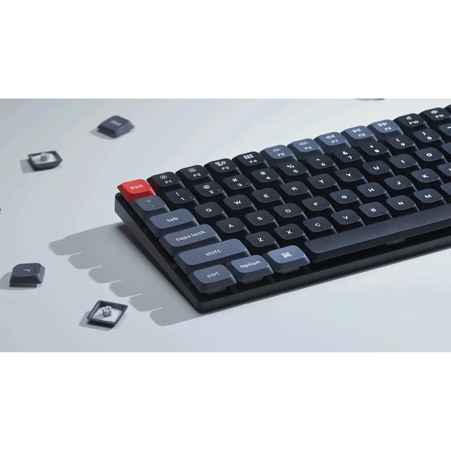 Keychron K3 Pro QMK/VIA RGB Low Profile Hot-Swappable 75% Wireless Mechanical Keyboard - Black (Red Switch) - Image 2