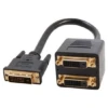 Startech DVI To 2x DVI Video Splitter 'Y' Cable 0.3M