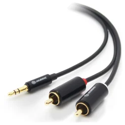 ALOGIC Premium 3.5mm Stereo To 2 X RCA Stereo 10m Cable