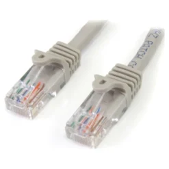 Startech Cat5e 3m Grey Snagless UTP Patch Cable