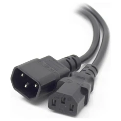 ALOGIC 5m IEC C13 To IEC C14 Computer Power Extension Cord Male To Female