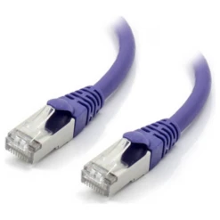 ALOGIC CAT6A 2m 10GbE Shielded LSZH Network Cable Purple