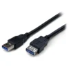 Startech 2m Black USB 3.0 Male To Female USB 3.0 Extension Cable A-A