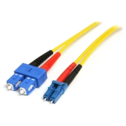 Startech 1m Fiber Optic Cable - Single-Mode Duplex 9/125 LSZH - LC/SC