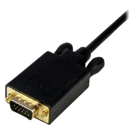 Startech 10ft Mini DisplayPort To VGA Adapter - Mini DP To VGA - Black - Image 3