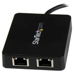 Startech USB-C To Dual Gigabit Ethernet Adapter With USB (Type-A) Port