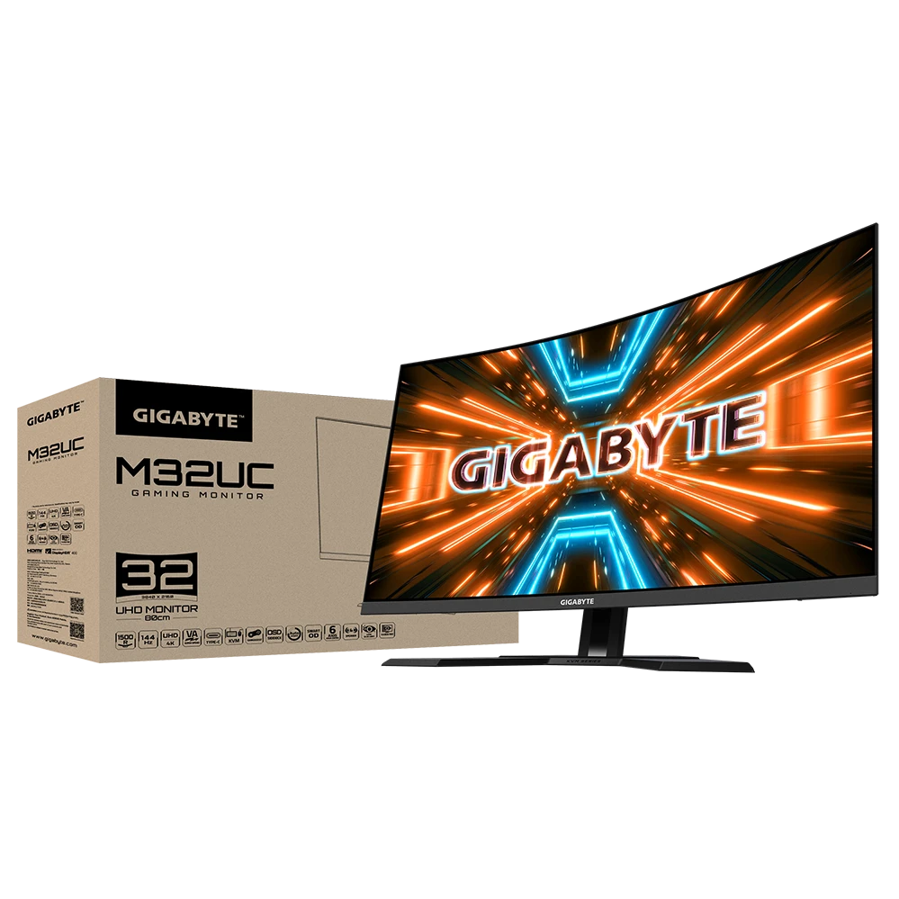 Gigabyte M32UC 31.5" Curved UHD 144Hz VA Monitor - Image 8