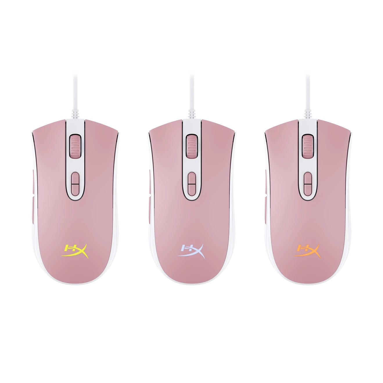 HyperX Pulsefire Core RGB Gaming Mouse - Pink/White - Image 3