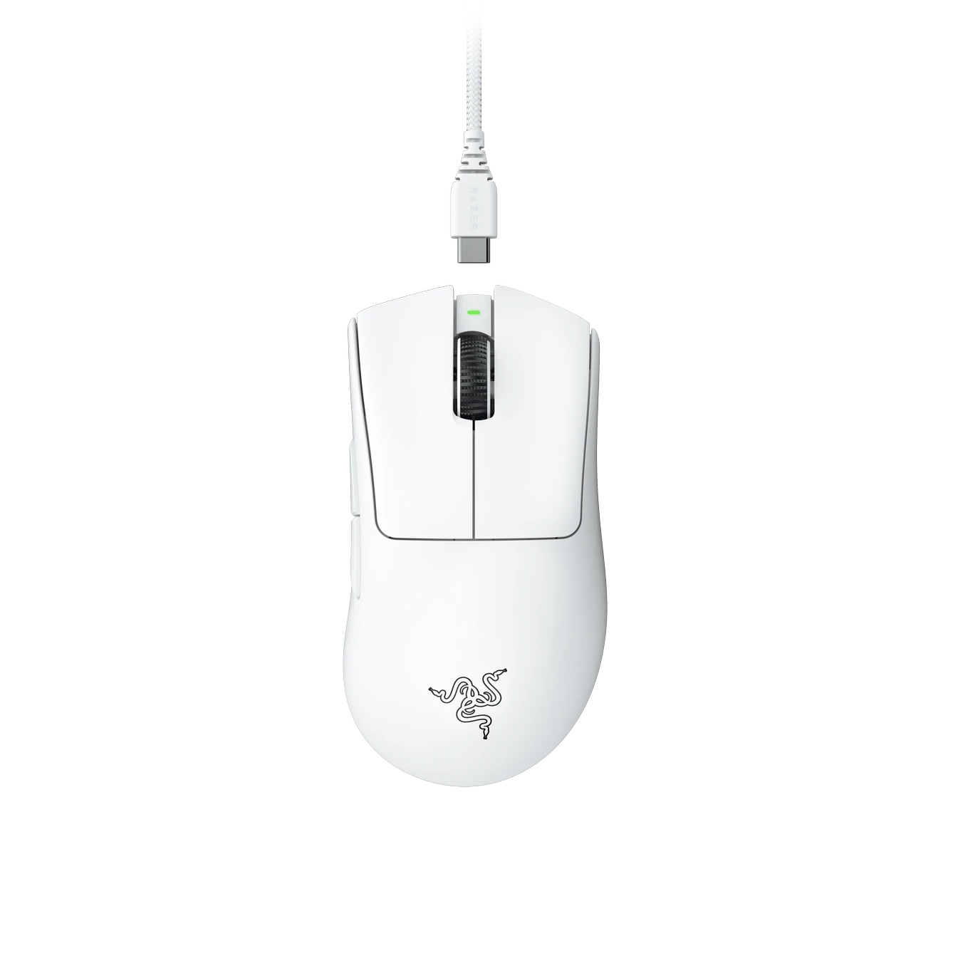 Razer DeathAdder V3 Pro Lightweight Wireless Ergonomic Esports Mouse - White