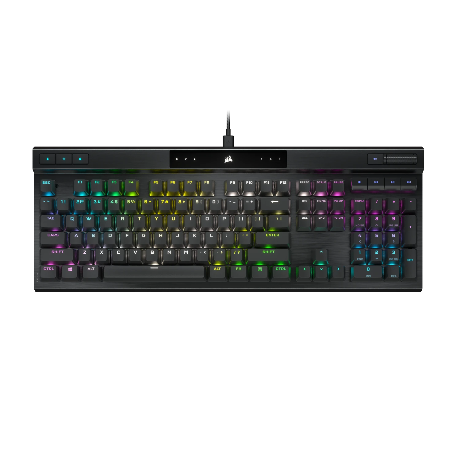 Corsair K70 RGB PRO Optical-Mechanical Gaming Keyboard (OPX Switch) - Black PBT - Image 4