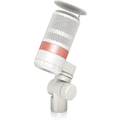 TC Helicon GoXLR MIC Dynamic Broadcast Microphone With Integrated Pop Filter - White