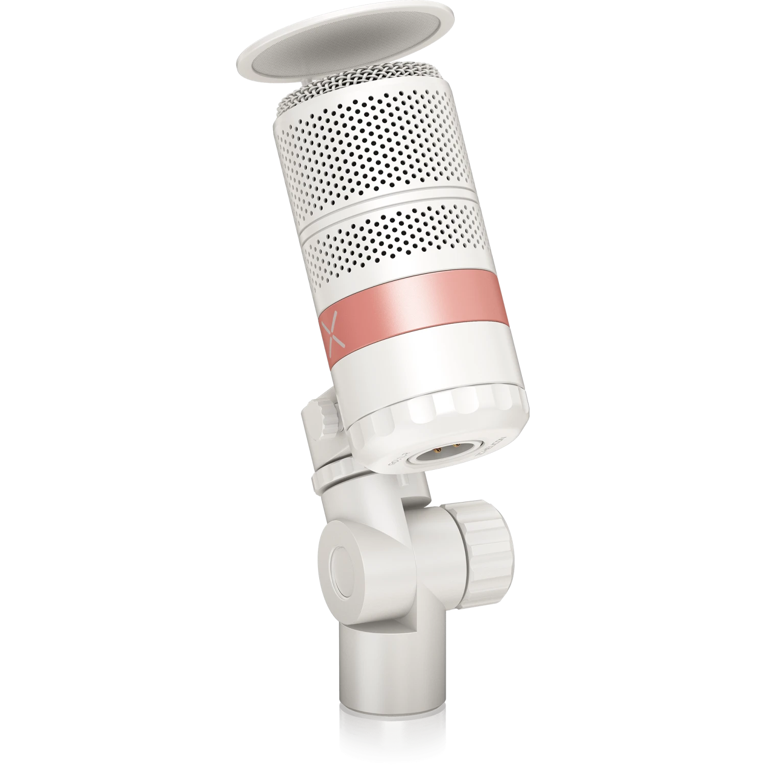 TC Helicon GoXLR MIC Dynamic Broadcast Microphone With Integrated Pop Filter - White - Image 3