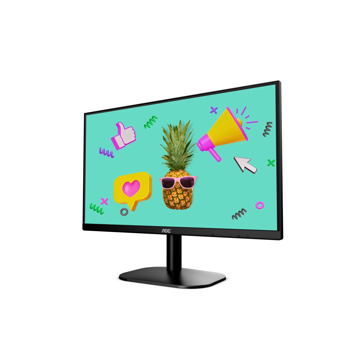AOC 24B2XDA 23.8" FHD 75Hz 4MS IPS W-LED Monitor - Image 5