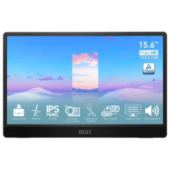 MSI PRO MP161 15.6" FHD 60Hz 4MS IPS USB-C Portable Monitor