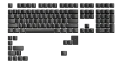 Glorious GMMK ABS Doubleshot V2 USA Base Kit Keycap Set 123pcs - Black