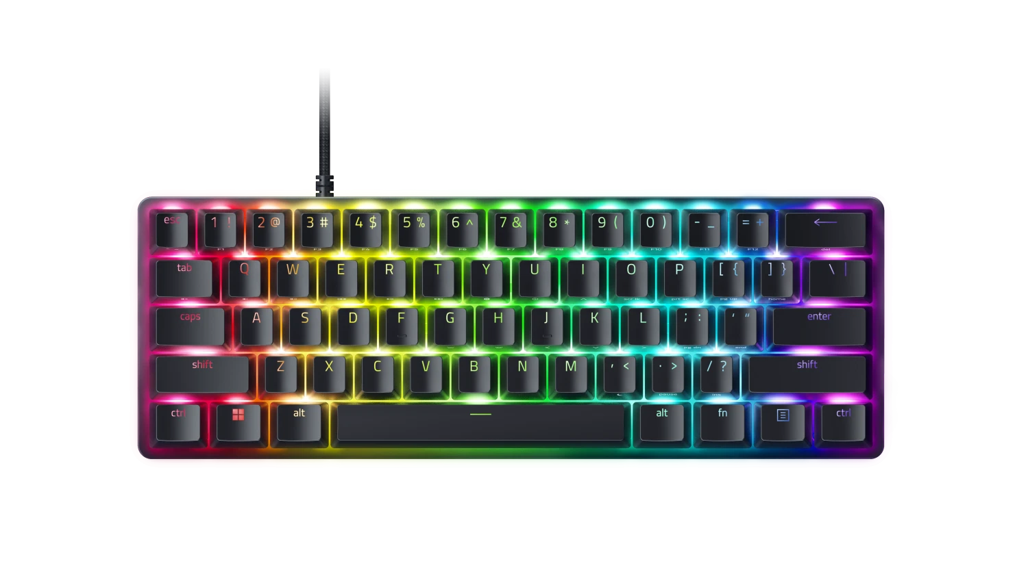 Razer Huntsman V3 Pro Mini - 60% Analog Optical Esports Keyboard - Black Edition