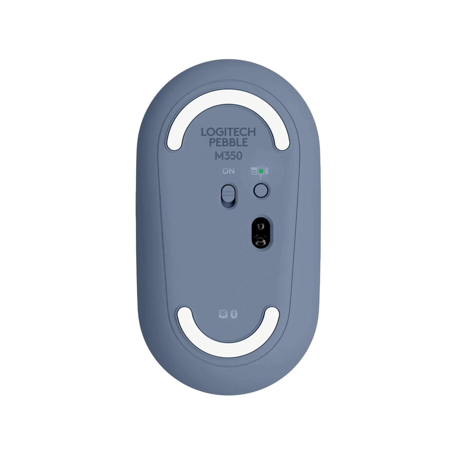 Logitech Pebble M350 Wireless Mouse - Blueberry - Image 3
