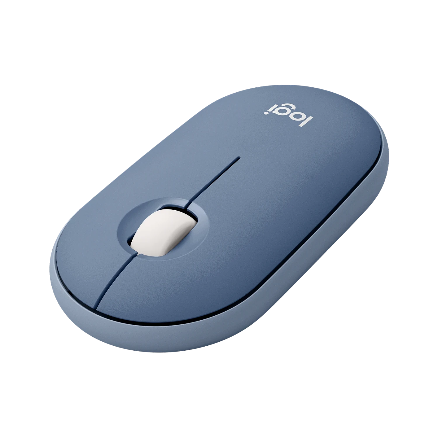 Logitech Pebble M350 Wireless Mouse - Blueberry