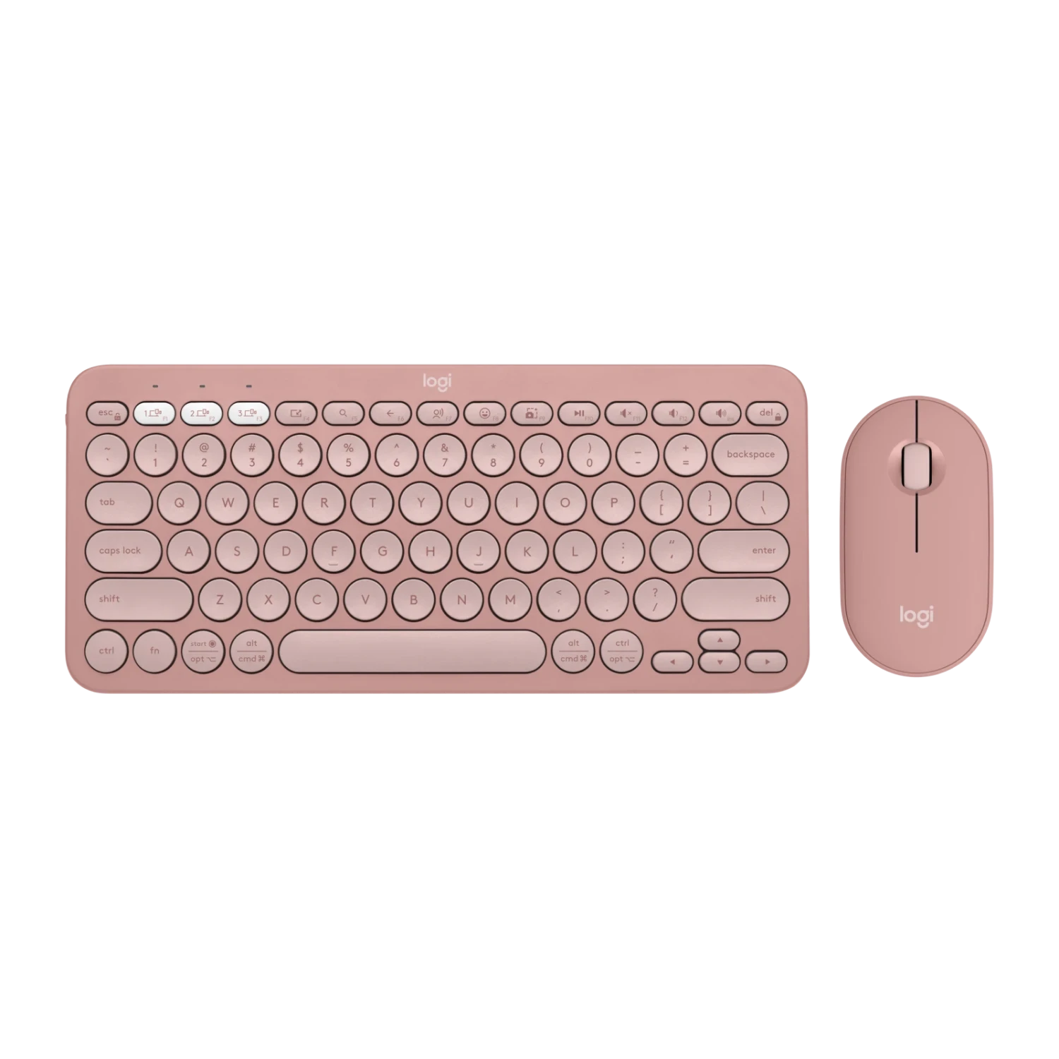 Logitech Pebble 2 Combo - Tonal Rose