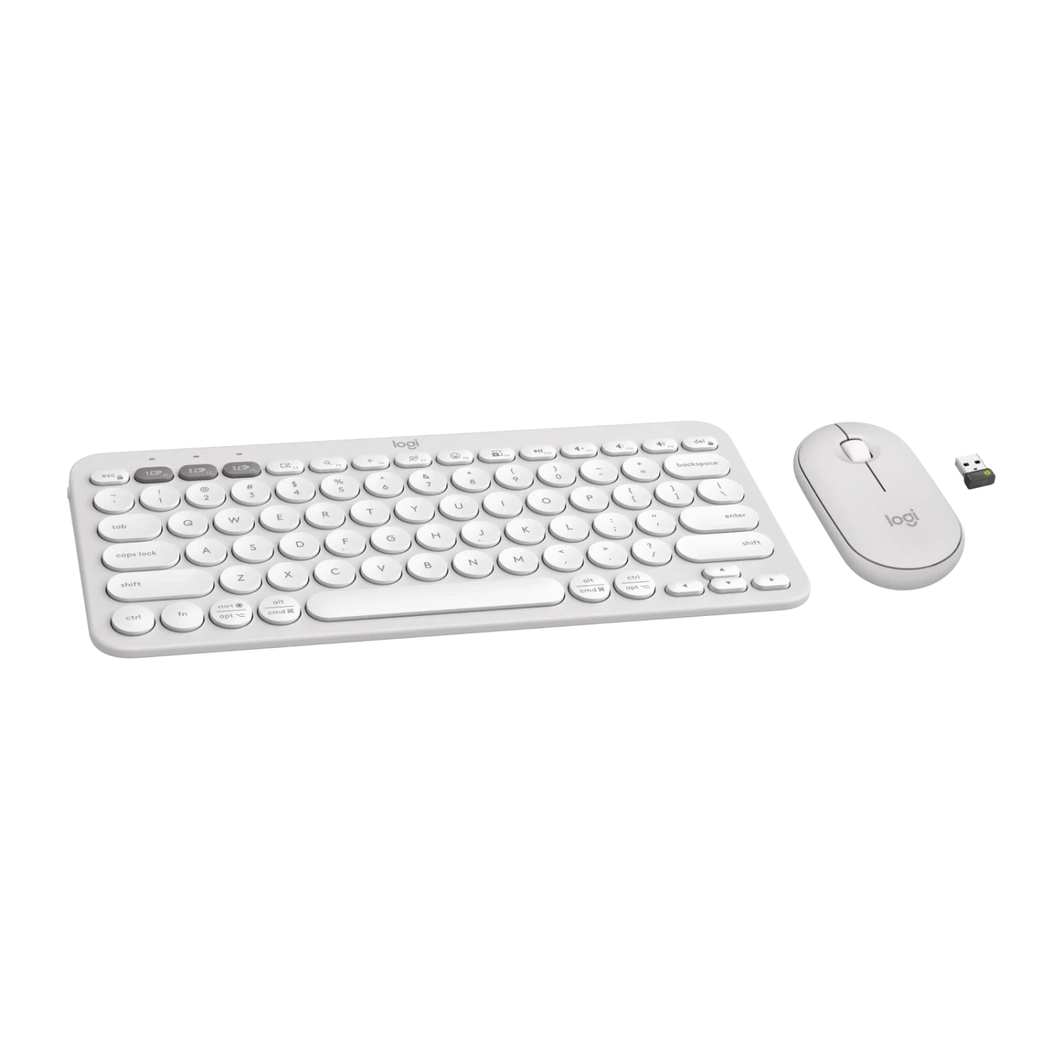 Logitech Pebble 2 Combo - Tonal White - Image 2