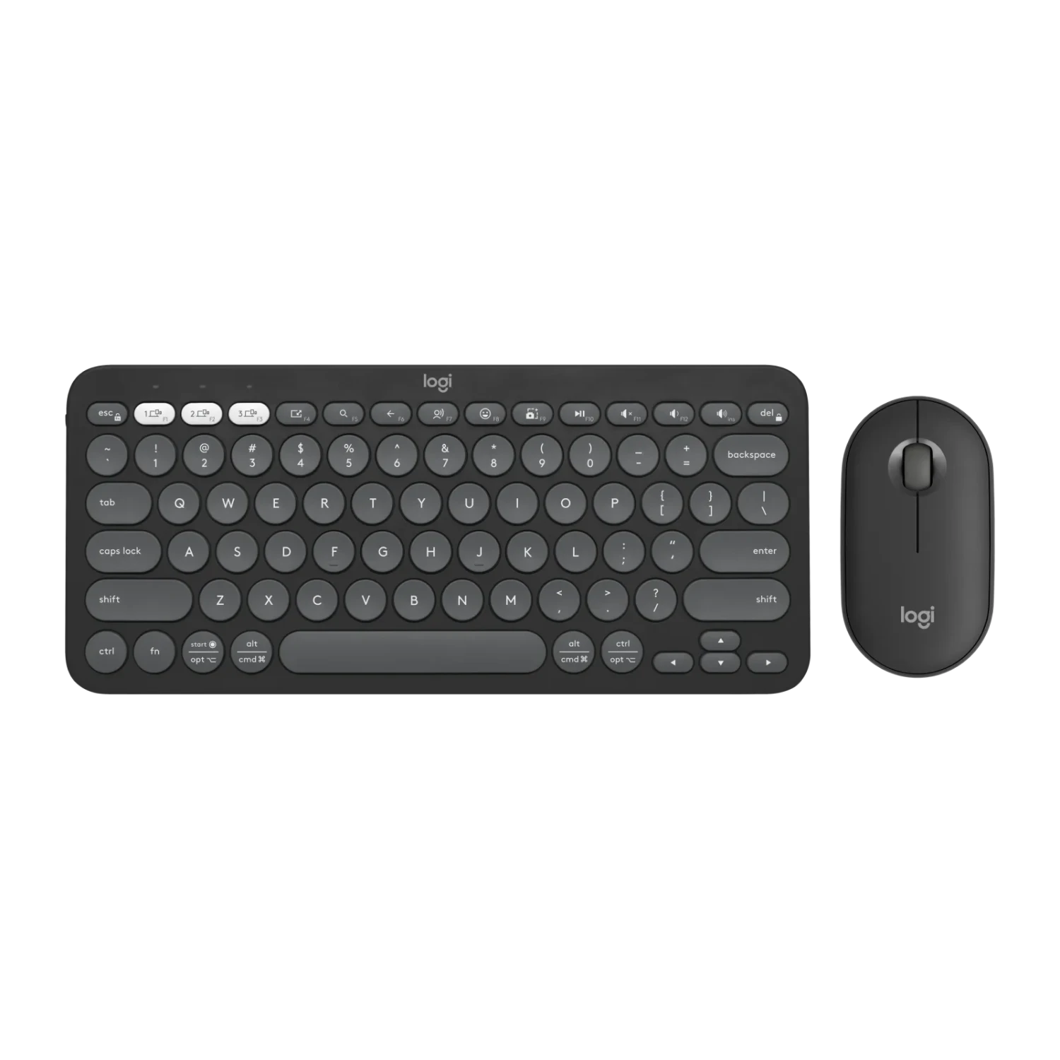 Logitech Pebble 2 Combo - Tonal Graphite