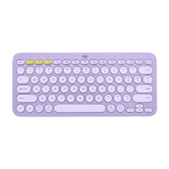 Logitech K380 Multi-Device Bluetooth Keyboard - Lavender Lemonade